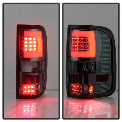 SPYDER xTune 04-08 Ford F150 Styleside V3 LED Tail Lights - Smoke (ALT-ON-FF15004G3LB-LBLED-SM) 9040825