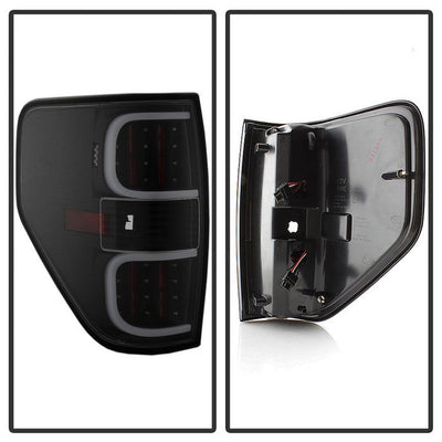 SPYDER xTune Ford F150 09-14 LED Tail Lights - Black ALT-ON-FF15009-LBLED-BK 5082169