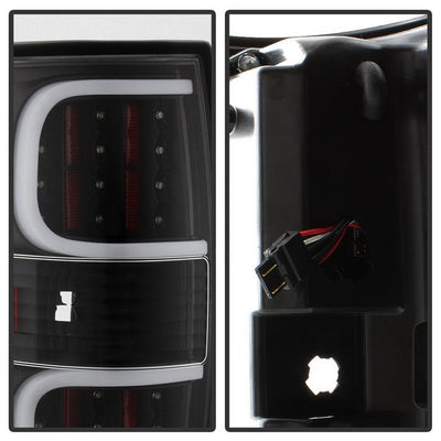 SPYDER xTune Ford F150 09-14 LED Tail Lights - Black ALT-ON-FF15009-LBLED-BK 5082169