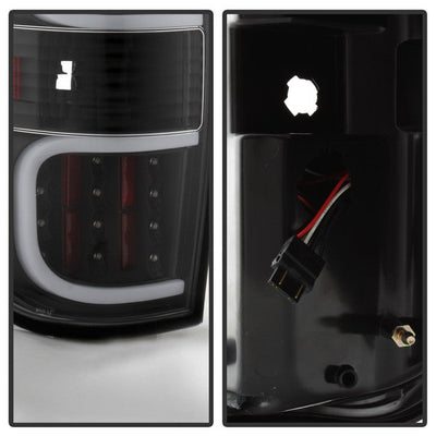 SPYDER xTune Ford F150 09-14 LED Tail Lights - Black ALT-ON-FF15009-LBLED-BK 5082169
