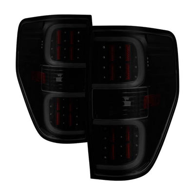 SPYDER xTune Ford F150 09-14 LED Tail Lights - Black ALT-ON-FF15009-LBLED-BSM 9038495