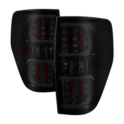 SPYDER xTune Ford F150 09-14 LED Tail Lights - Black ALT-ON-FF15009-LBLED-SM 5082183