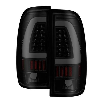 SPYDER xTune 97-03 Ford F-150 Light Bar LED Tail Lights - Black Smoke (ALT-ON-FF15097-LBLED-BSM) 9038501