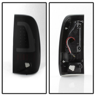SPYDER xTune 97-03 Ford F-150 Light Bar LED Tail Lights - Black Smoke (ALT-ON-FF15097-LBLED-BSM) 9038501