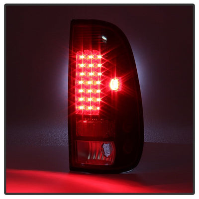 SPYDER Xtune Ford F150 Styleside 97-03 / F250/350/450/550 99-07 LED Tail Lights Black ALT-ON-FF15097-LED-BK 5012937