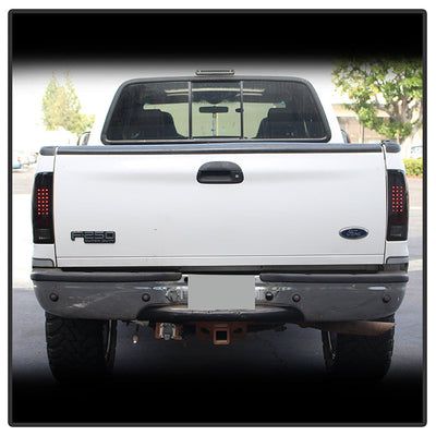 SPYDER Xtune Ford F250/350/450/550 Super Duty 99-07 LED Tail Lights Black Smoke ALT-ON-FF15097-LED-BSM 5081179