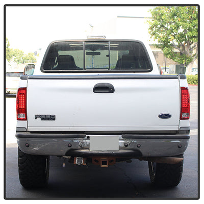 SPYDER Xtune Ford F150 Styleside 97-03 Super Duty 99-07 LED Tail Lights Red Smoke ALT-ON-FF15097-LED-RC 5034076