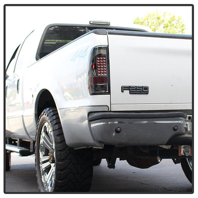 SPYDER Xtune Ford F150 Styleside 97-03 / F250/350/450/550 99-07 LED Tail Lights Smoke ALT-ON-FF15097-LED-SM 5012968