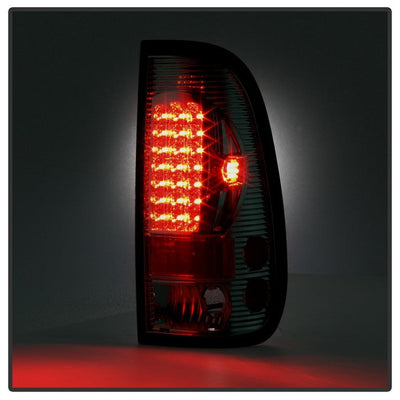 SPYDER Xtune Ford F150 Styleside 97-03 / F250/350/450/550 99-07 LED Tail Lights Smoke ALT-ON-FF15097-LED-SM 5012968