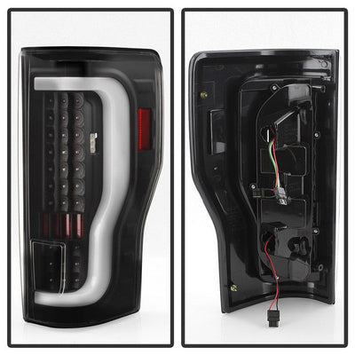 SPYDER xTune 17-18 Ford F-250 Super Duty (Excl LED Models) LED Tail Lights - Black (ALT-ON-FS17-LBLED-BK) 9041600