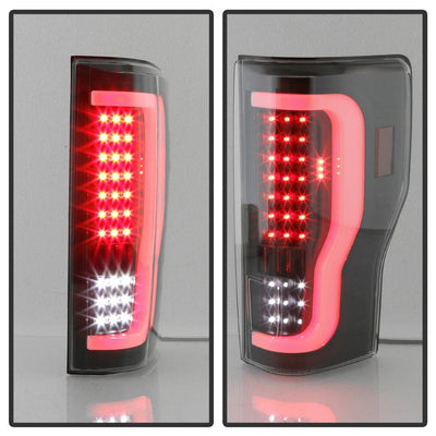 SPYDER xTune 17-18 Ford F-250 Super Duty (Excl LED Models) LED Tail Lights - Black (ALT-ON-FS17-LBLED-BK) 9041600