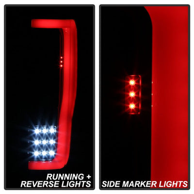 SPYDER xTune 17-18 Ford F-250 Super Duty (Excl LED Models) LED Tail Lights-Blk Smk (ALT-ON-FS17-LBLED-BSM) 9041617