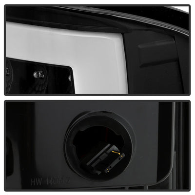 SPYDER Xtune GMC Sierra 07-13 LED Tail Lights Black ALT-ON-GS07-G2-LED-BK 5081551