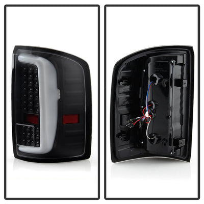 xTune GMC Sierra 1500 14-18 2500HD/3500HD 15-19 LED Tail Lights - Black ALT-ON-GS14-LBLED-BK 9050213