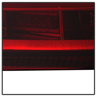 SPYDER xTune Porsche 911 997 05-08 Light Bar LED Tail Lights - Red Clear ALT-ON-P99705V2-LBLED-RC 9038631