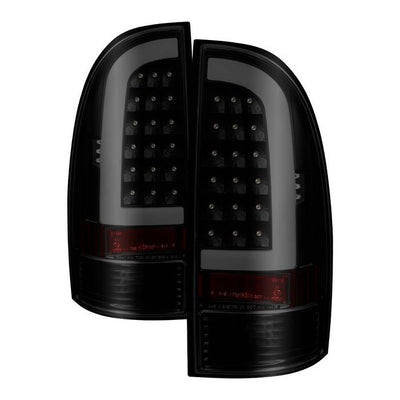 SPYDER xTune 05-15 Toyota Tacoma (Excl LED Tail Lights) LED Tail Lights - Blk Smk (ALT-ON-TT05-LBLED-BSM) 9038556