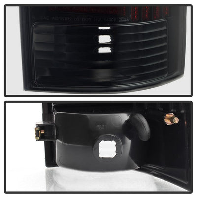 SPYDER xTune 05-15 Toyota Tacoma (Excl LED Tail Lights) LED Tail Lights - Blk Smk (ALT-ON-TT05-LBLED-BSM) 9038556