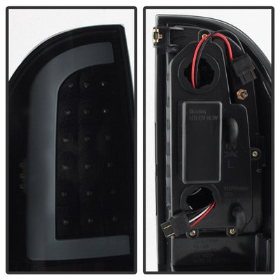SPYDER xTune 05-15 Toyota Tacoma (Excl LED Tail Lights) LED Tail Lights - Blk Smk (ALT-ON-TT05-LBLED-BSM) 9038556