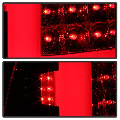 SPYDER xTune 05-15 Toyota Tacoma (Excl LED Tail Light) LED Tail Lights - Red Clear (ALT-ON-TT05-LBLED-RC) 5082138