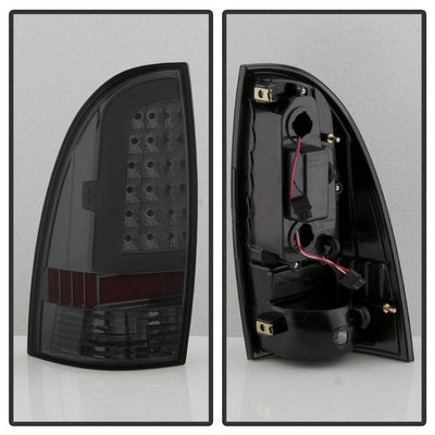 SPYDER xTune 05-15 Toyota Tacoma (Excl Models w/LED) Light Bar LED Tail Lights -Blk (ALT-ON-TT05-LBLED-SM) 5082145