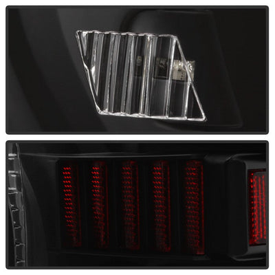 SPYDER xTune 07-13 Toyota Tundra Light Bar LED Tail lights - Black (ALT-ON-TTU07V2-LBLED-BK) 9038563