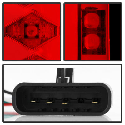Spyder Chevy C/K Series 1500 88-98/Blazer 92-94 LED Tail Lights Red Clear ALT-YD-CCK88-LED-RC 5001375