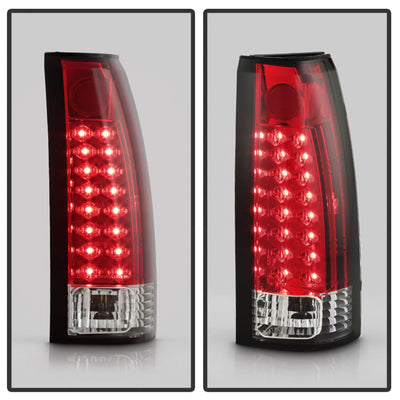 Spyder Chevy C/K Series 1500 88-98/Blazer 92-94 LED Tail Lights Red Clear ALT-YD-CCK88-LED-RC 5001375