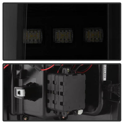 Spyder Chevy Colorado 2015-2017 Light Bar LED Tail Lights - Black Smoke ALT-YD-CCO15-LED-BSM 5085252