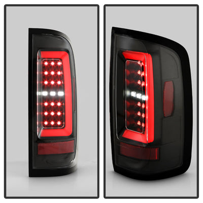 SPYDER 15-22 Chevy Colorado Red Light Bar LED Tail Lights - Black (ALT-YD-CCO15-RBLED-BK) 5089496