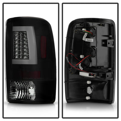 Spyder 00-06 GMC Yukon/Yukon XL V2 Light Bar LED Tail Lights - Blk Smoke (ALT-YD-CD00V2-LBLED-BSM) 5084156