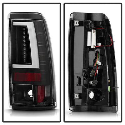 Spyder 03-06 Chevy Silverado - (Does Not Fit Stepside) LED Tail Lights - All Black ALT-YD-CS03V2-LED 5085849