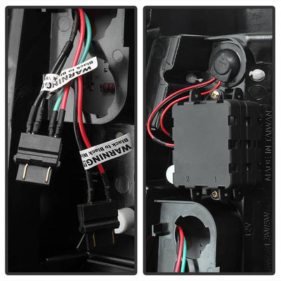 Spyder Chevy Silverado 1500/2500 03-06 Version 2 LED Tail Lights - Black ALT-YD-CS03V2-LED-BK 5081919