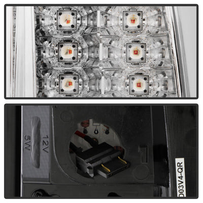 Spyder Chevy Silverado 1500/2500 03-06 Version 2 LED Tail Lights - Chrome ALT-YD-CS03V2-LED-C 5081902
