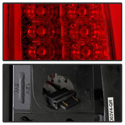Spyder Chevy Silverado 1500/2500 03-06 Version 2 LED Tail Lights - Red Clear ALT-YD-CS03V2-LED-RC 5081926