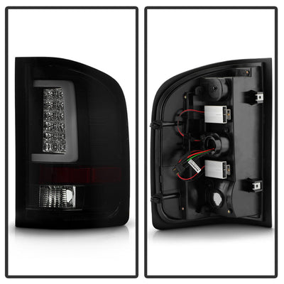 Spyder 07-13 Silverado (Will Not Work w/2010 921 Bulb)V3 Tail Lights Blk Smk ALT-YD-CS07V3-LBLED-BSM 5084095