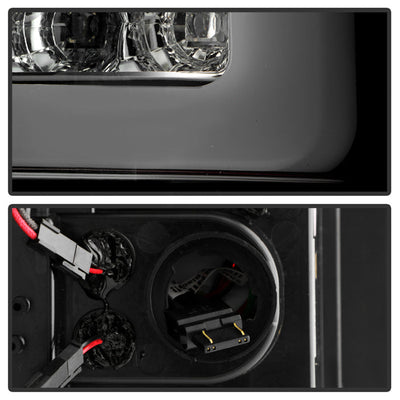Spyder 07-13 Silverado (Will Not Work w/2010 921 Bulb)V3 Tail Lights Blk Smk ALT-YD-CS07V3-LBLED-BSM 5084095