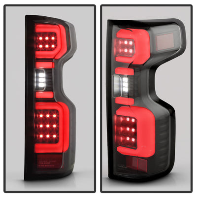 Spyder Chevy Silverado 19-20 LED Tail Light Black ALT-YD-CS19HAL-BK 5087256