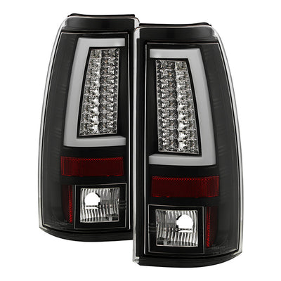 Spyder Chevy Silverado 1500/2500 99-02 Version 2 LED Tail Lights - Black ALT-YD-CS99V2-LED-BK 5081865