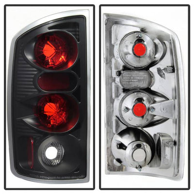 Spyder Dodge Ram 02-06 1500/Ram 2500/3500 03-06 Euro Style Tail Lights Black ALT-YD-DRAM02-BK 5002525