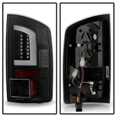 Spyder 03-06 Dodge Ram 2500/3500 V3 Light Bar LED Tail Light - Black (ALT-YD-DRAM02V3-LBLED-BK) 5084118
