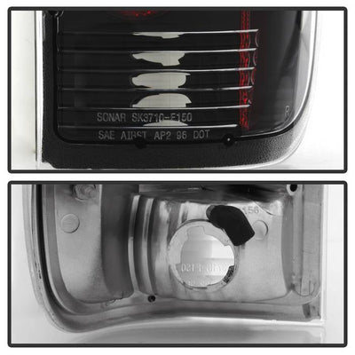 Spyder Ford F150 side 97-03/F250/350/450/550 Super Duty 99-07 Euro Tail Lights Blk ALT-YD-FF15097-BK 5003348
