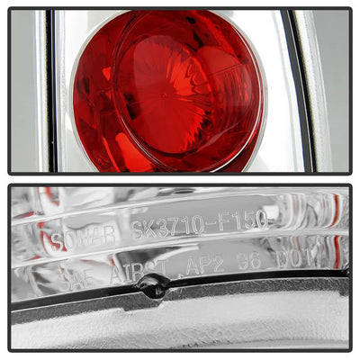 Spyder Ford F150 side 97-03/F250/350/450/550 Super Duty 99-07 Euro Tail Lights Chrm ALT-YD-FF15097-C 5003355