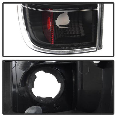 Spyder 97-03 Ford F150 Stylsd. F250/350 V3 Light Bar LED Tail Lights - Blk ALT-YD-FF15097V3-LBLED-BK 5084231