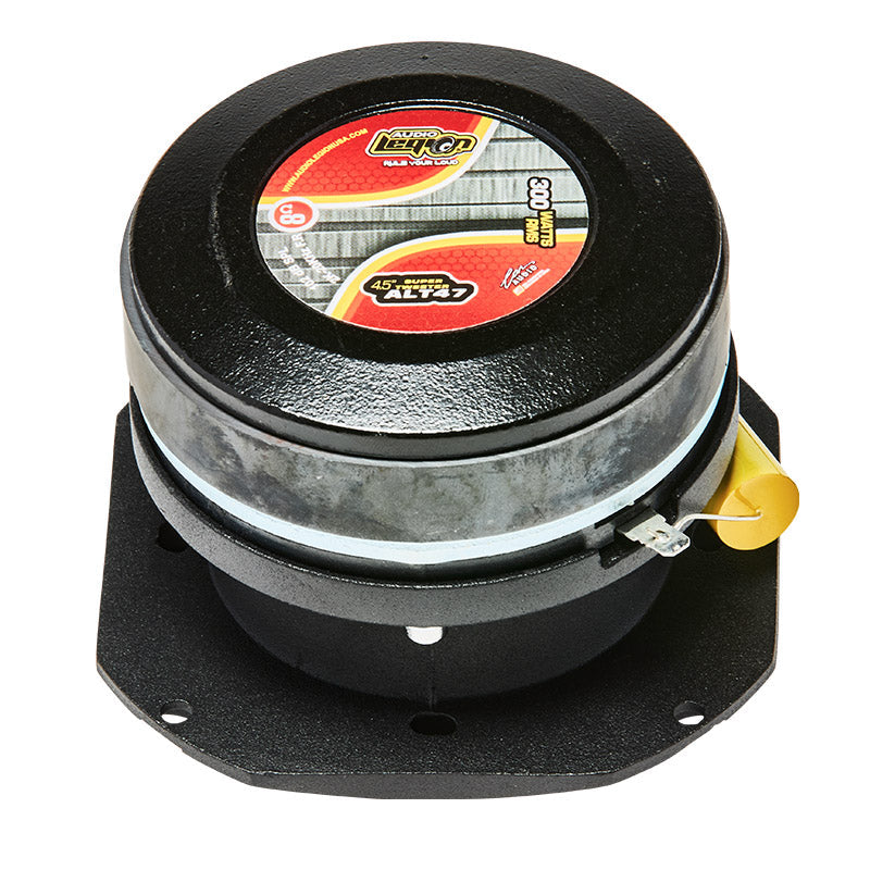 Audio Legion High Compression Chrome Bullet Super Tweeters - Car Speakers - Car Tweeters - Car Audio (4" 600W - ALT47)