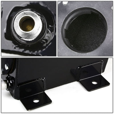1-Gallon Aluminum Fuel Cell Gas Tank with Black Cap Bottom-Feed