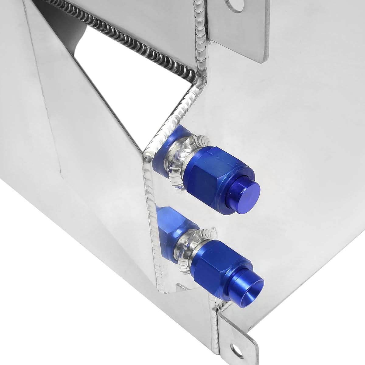 5 Gallon Aluminum Fuel Cell Gas Tank with Level Sender - Polished