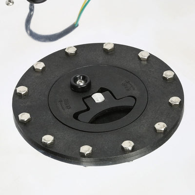 15.5 Gallon Aluminum Fuel Cell Gas Tank with Level Sender - Polished