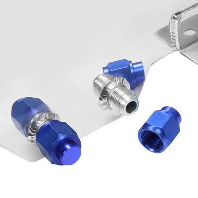 15.5 Gallon Aluminum Fuel Cell Gas Tank with Level Sender - Polished