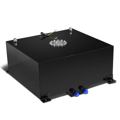 20 Gallon Aluminum Fuel Cell Gas Tank with Level Sender - Polished