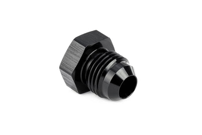 HPS Performance Products AN Fittings Plug, Aluminum, Black